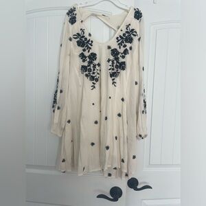 Free people long sleeve floral dress